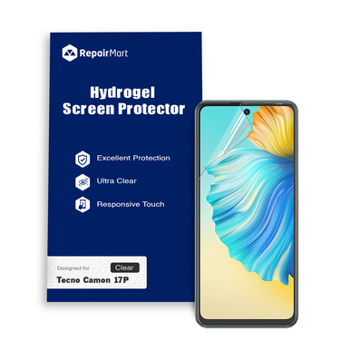 Tecno Camon 17P Compatible Premium Hydrogel Screen Protector With Full Coverage Ultra HD